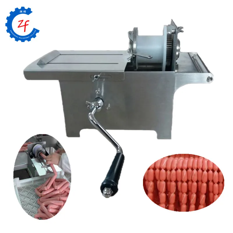 

Stainless steel hand sausage knot machine, sausage linking linker machine