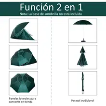 Portable UV beach umbrella #4