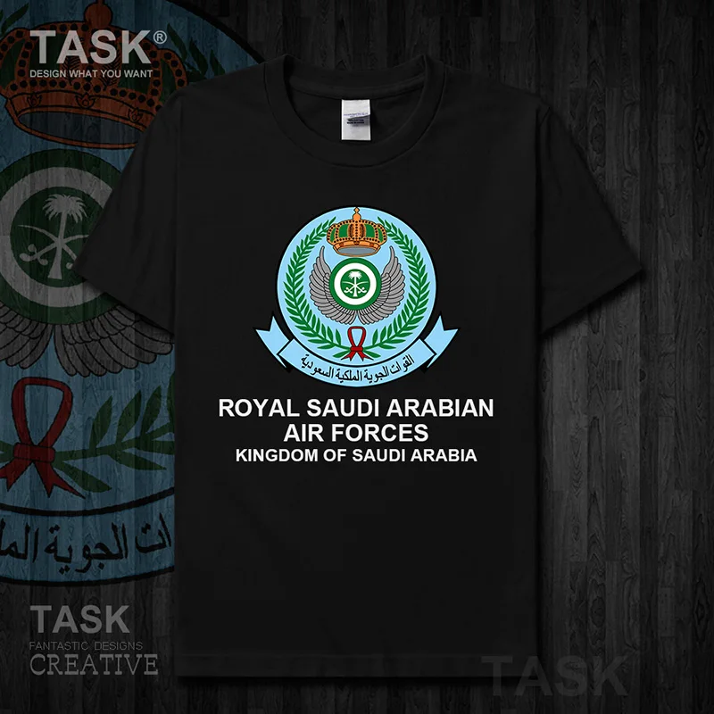 Air Force Saudi Arabia SA SAU sports casual jerseys Tactical clothes Short sleeve new Tops t shirt mens cotton   01