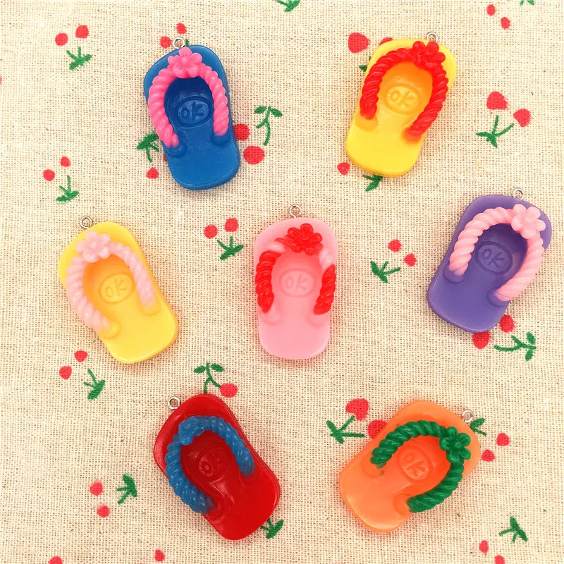 So fashion,Set 10-100pcs,resin flat slippers,Resin kawaii slippers.Resin Flatback Cabochon for cream phone shell DIY decoration.