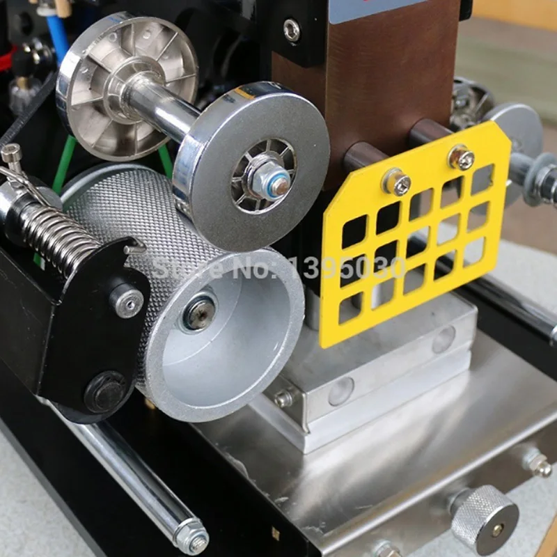 Automatische Stempelen Machine Hoge Snelheid Naam Card Embossing Machine Lederen Logo Rillen Machine ZY-819-B