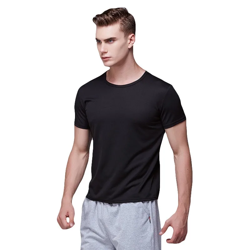 Anti-Dirty Waterproof Men T-Shirt Hydrophobic Stainproof Breathable Shirt Antifouling Quick Dry Top Short Sleeve T-Shirt