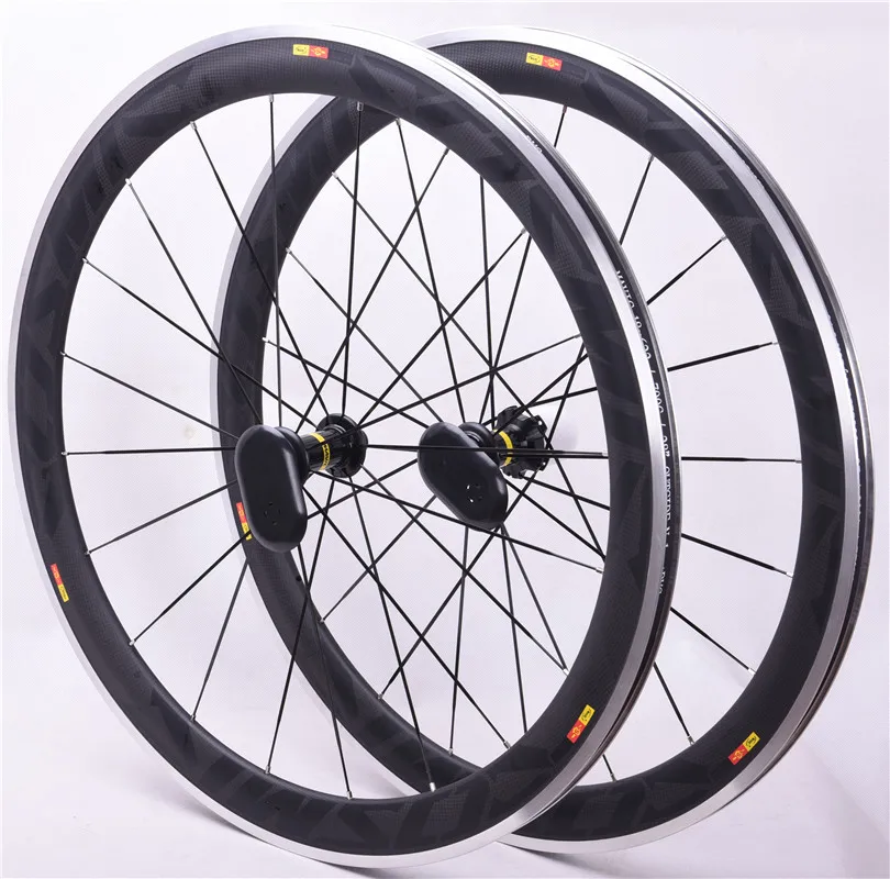 Road 3k Cosmic BOB 23mm wide Clincher glossy carbon bike sticker 50mm road bike Carbon wheelset Aluminum