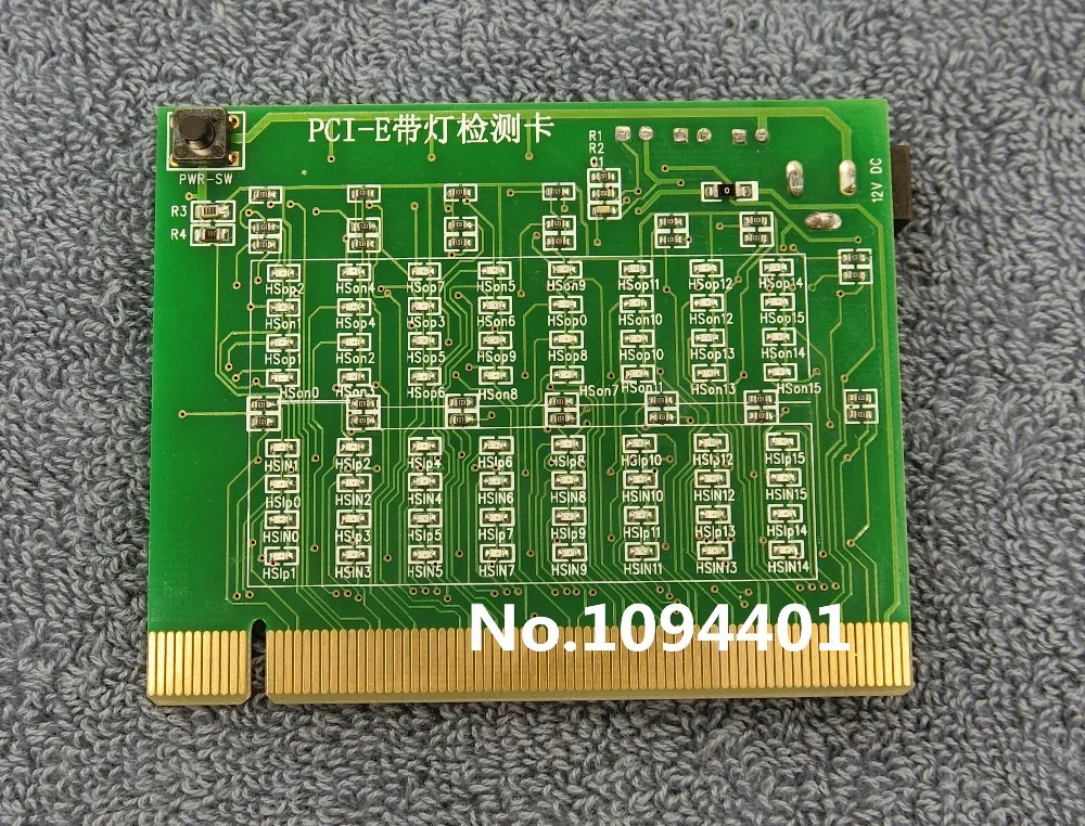 1pcs* PCI-E 16X 8X 4X PCI express Slot Tester Card for motherbaor Detect the southbridge short or open PCI-E with light tester