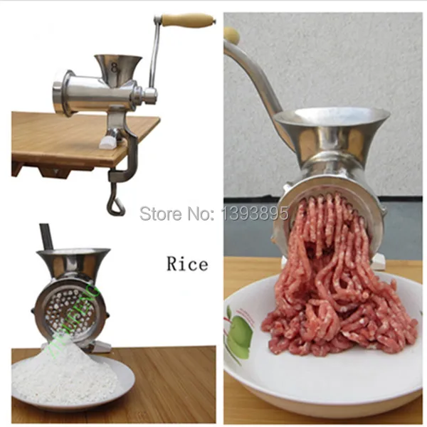 

Small manual operate Meat Mincing Machine price Stainless Steel Meat Grinder