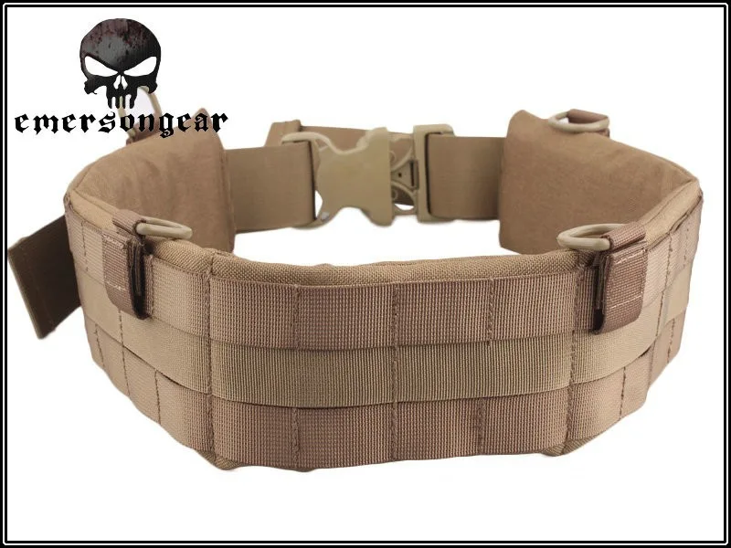 EMERSON MOLLE Padded Patrol Belt Men sports  canvas belt coyote brown EM5584 Waist Support