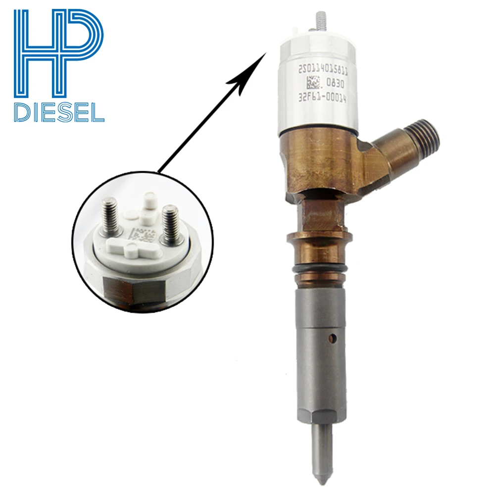 New type Common rail injector 326-4756/32F61-00014 for C4.2 engine, diesel fuel injector 3264756 for CAT 312D excavator