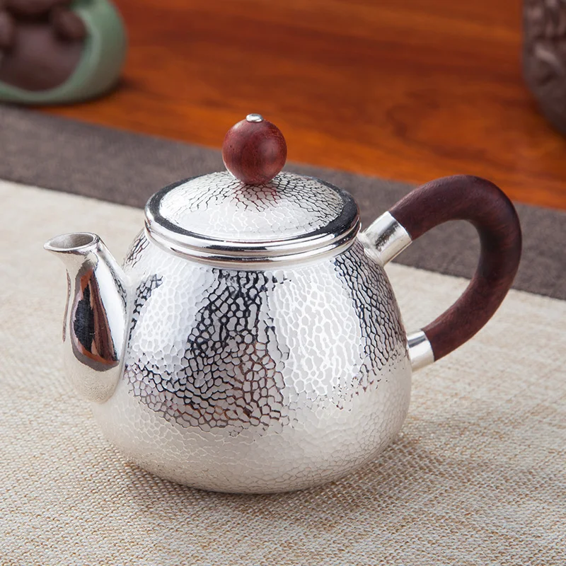 Sterling silver teapot, coffee pot, insulation, handmade silver tea set, household