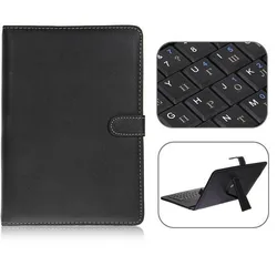 USB Universal Micro Keyboard Leather Stand Case Cover For 10 10.1 Inch Android Tablet PC For Samsung Lenovo Tablet Keyboard Case