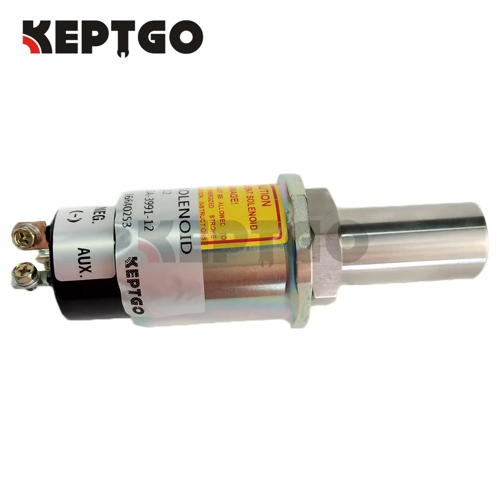 

836640253 12V Shutoff Solenoid For MF7250 MF7252 MF8160 Tractor 634 620 Engine SA-3991-12 1751-12B7XU1S2A