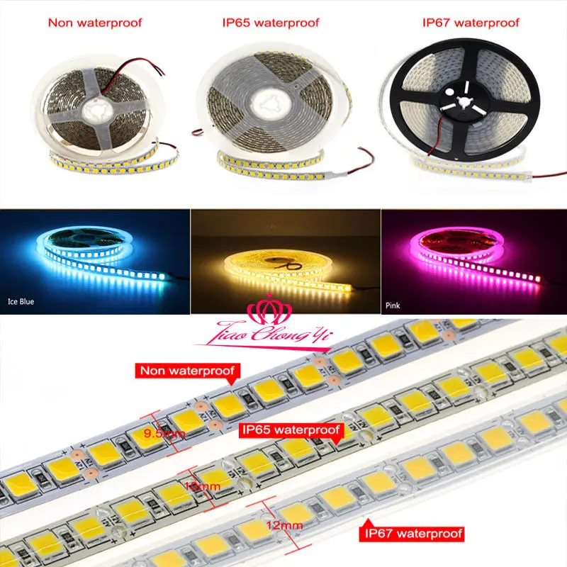 

LED Strip 5054 DC12V Flexible LED Light 60 LED/m 5m/lot White/warm IP20 IP65