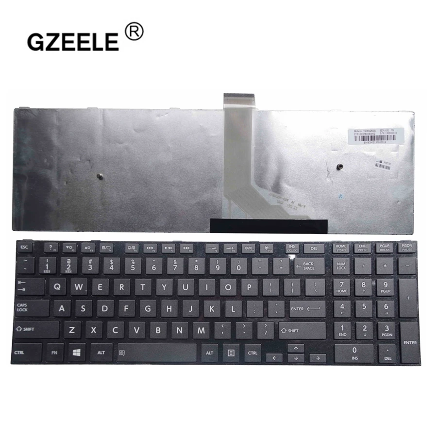 GZEELE NEW Keyboard For Toshiba Satellite S75-A S75D-A S75DT-A S75T-A Laptop Keyboard US Black A000237310