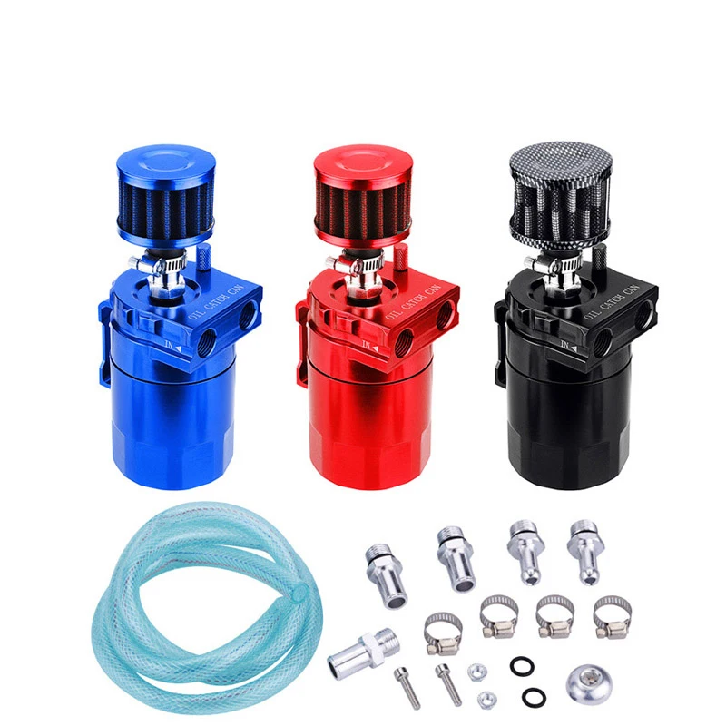 Car modified general oil breathable kettle accessories oil and gas separator oil filter pot secondary intake filter pot