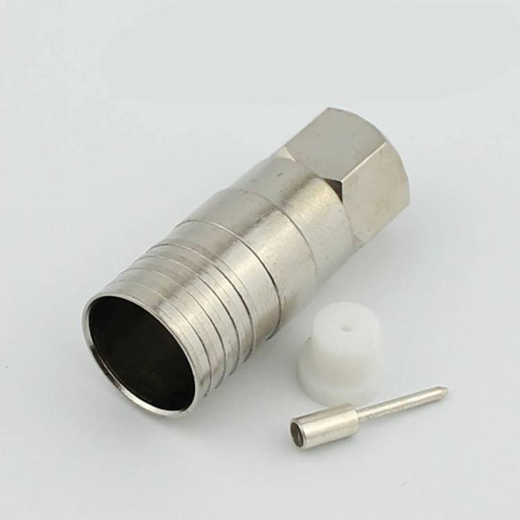 

copper 75-9 Single Shield Wire F type connector for CATV distributor metric system 10pcs/lot