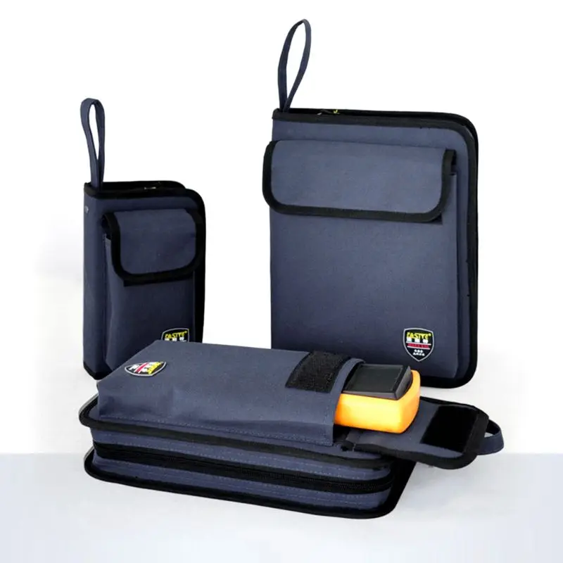 Kit de ferramentas elétricas portáteis com placa dura, estojo de armazenamento, organizador multifuncional, à prova d\'água, oxford, 3 tamanhos, diy,