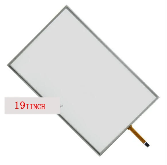 

19'' inch widescreen 16:10 touch screen four wire resistive touch screen glass screen