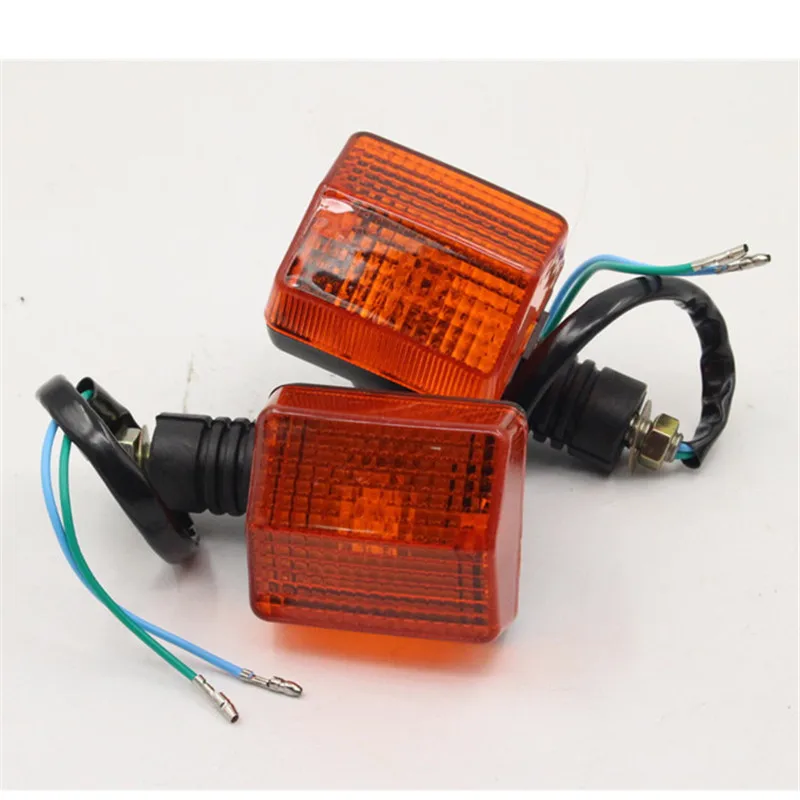 1 pair scooter indicator parts motorbike turn signal light for honda 125 CBT125 lamp amber flasher motorcycle turn signals moto