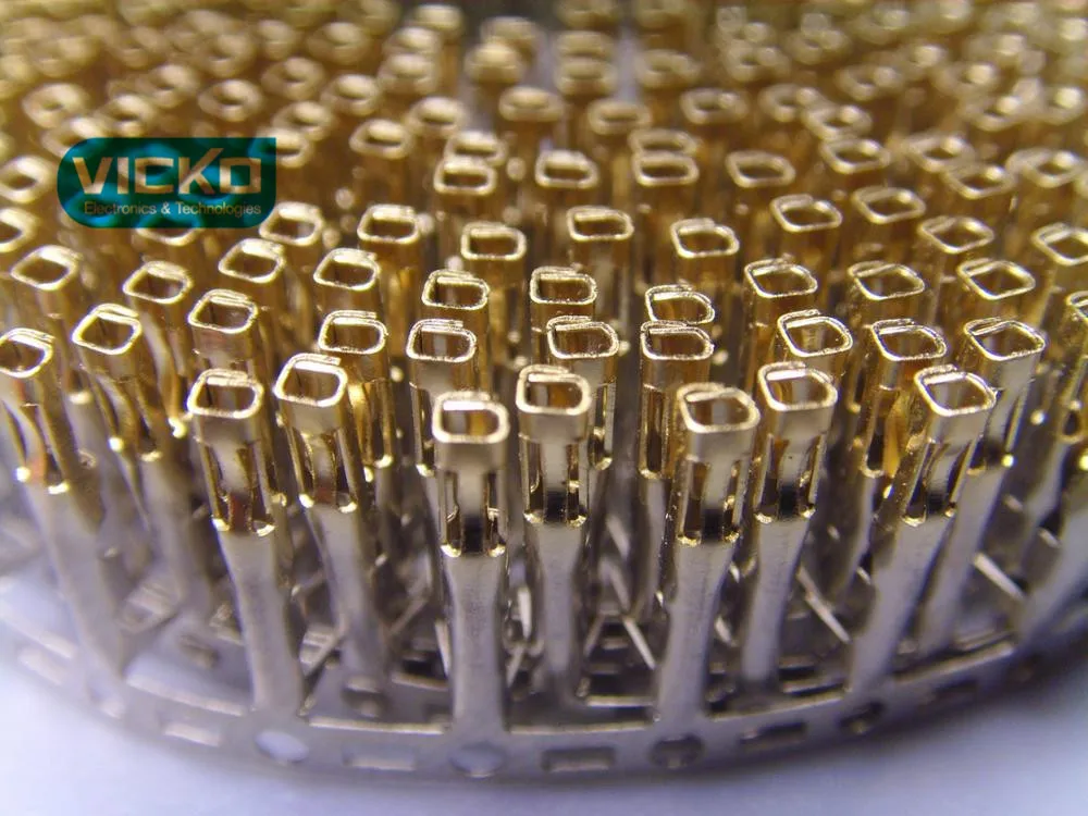 [VK] 200 szt. Żeńskie złącze stykowe pozłacane 2.54mm