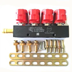 LPG/CNG Injection Rail for 3ohm  4 Cylinder for Multipoint Sequential Injection Systems  Common Injector Rail and accessories