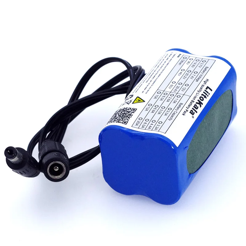 LiitoKala Protect 7.4 V 5200 mAh  8.4 V 18650 Li-lon Battery bike lights Head lamp special battery pack DC 5.5*2.1MM