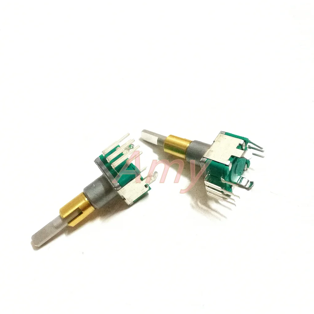 Double EC11EBB24C03 double encoder with switch 30 positioning number 15 pulse point handle 25mm