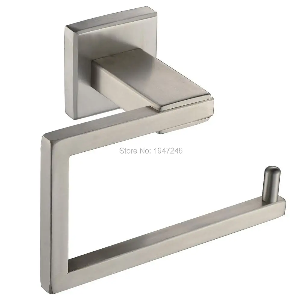 

SUS 304 Stainless Steel Wall Mount Toilet Paper Holder Tissue Roll Holder Brushed Nickel