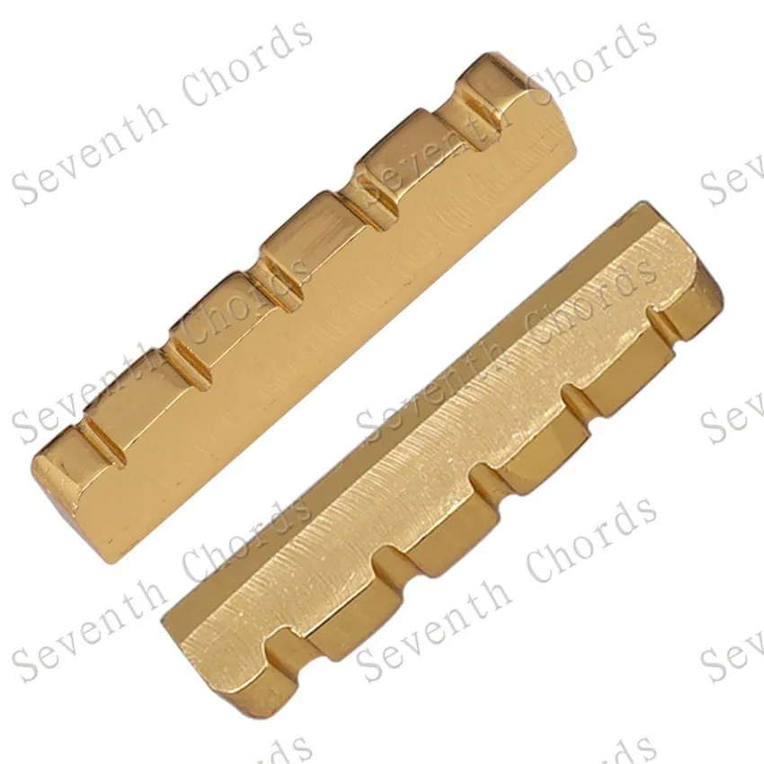 2Pcs 45X6X8,8-8mm Messing Mutter Für 5 String Elektrische Bass Gitarre Teile Musical instrument Zubehör – Detail 1