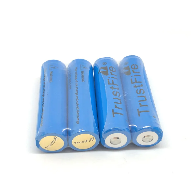 4pcs/lot TrustFire TR 18650 3.7V 2500mAh Rechargeable Lithium Protected Battery Cell with PCB Power Source For LED Flashlights