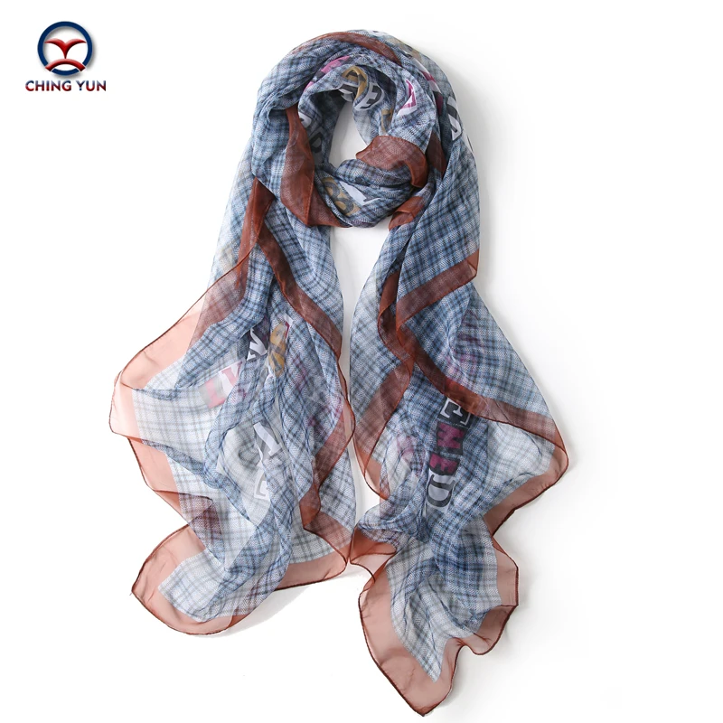 

CHING YUN Scarf Female Style Spring And Autumn Scarf Female Especially Yarn Large Yarn Shawl Resort Summer Sun Beach Towel