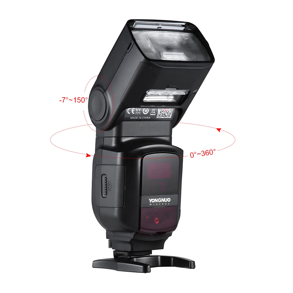 Вспышка YONGNUO Speedlite, высокоскоростная TTL Беспроводная со светодиодной подсветкой для Canon 5diii 6D 7DII 60D 1100D 1200D 1000D700D