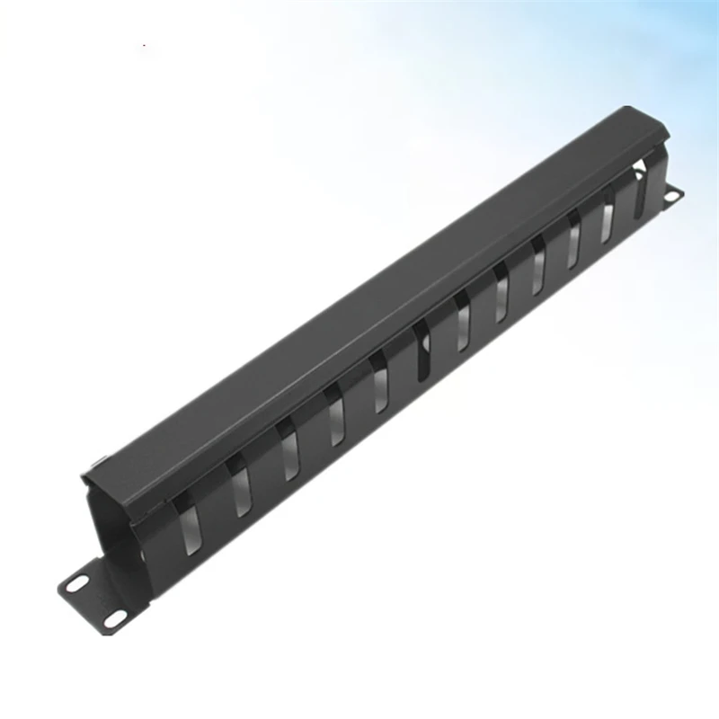 12 Shalls cable management 19inch thickened cold steel 24 port wire manager frame for 19" network rack cabinet ELINK 3PCS