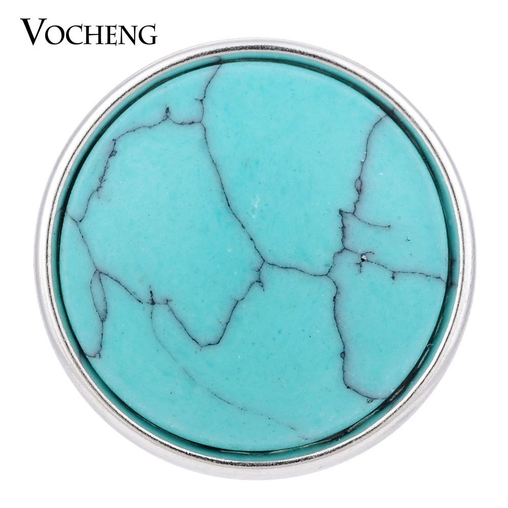 Vocheng Snap Charms 18mm Blue Stone Vn-1417