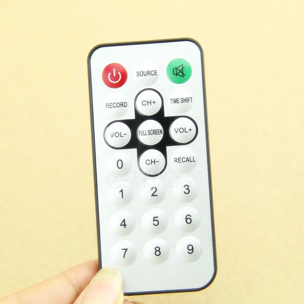 Hot ใหม่ RTL2832U + R820T USB2.0 Digital DVB-T SDR + DAB + FM HDTV เครื่องรับสัญญาณทีวี STICK