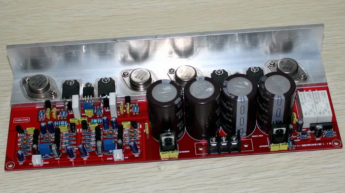 PMA-S1 150W*2 2.0 channel 2SK2955 2SJ554 Field effect transistor MJ15024 MJ15025 power tube Amplifier board