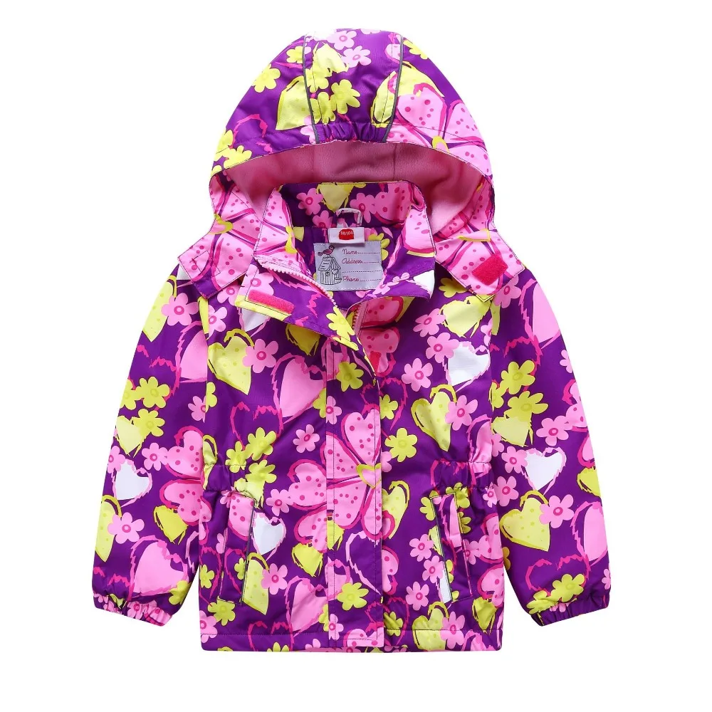 

Waterproof Windproof Children Outerwear Baby Girls Jackets Children Kids Coat Warm Polar Fleece For 3-12T Winter Autumn Spring