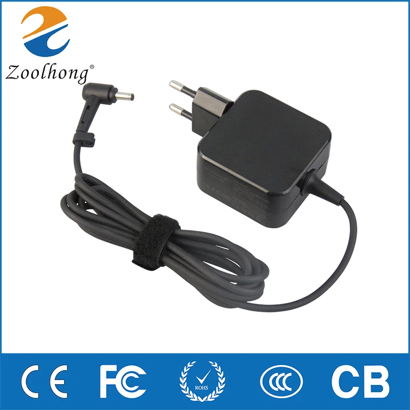 For ASUS notebook S200E X201E X403M E402 computer power adapter 19V 1.75A charger 4.0mm*1.35mm EU Plug