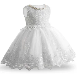 2018 New Lace Baby Girl Dress 9M-24M 1 Years Baby Girls Birthday Dresses Vestido birthday party princess dress16