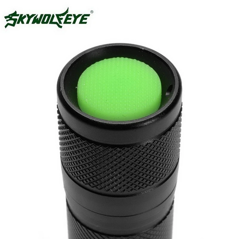 Skywolfeye-linterna táctica XPE para exteriores, luz LED de aleación de aluminio con zoom, alta calidad, 18650