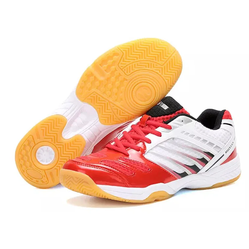 Men Women Badminton Shoes Anti Slip Professional Tennis Sneakers Men 2018 Indoor Table Shoes Breathable Indoor Court Shoes