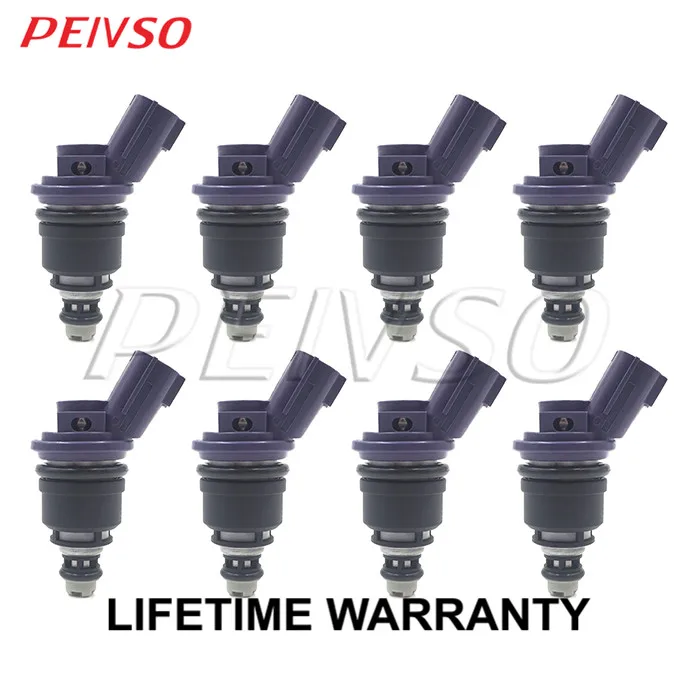 PEIVSO 8pcs 16600-67U00 16600-21U01 Fuel Injector For Infiniti Q45 4.5L V8 1993~1996