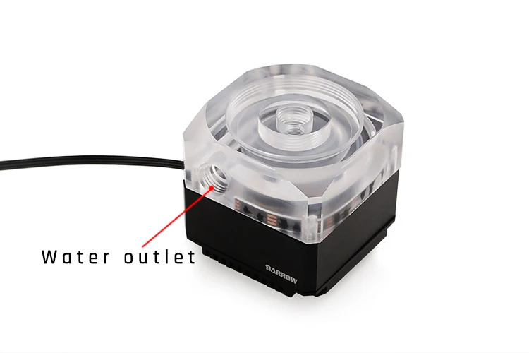 Barrow SPB17-T PLUS, PLUS version 17W PWM Pumps, With Aluminum Radiator Cover, For Barrow Waterway Board