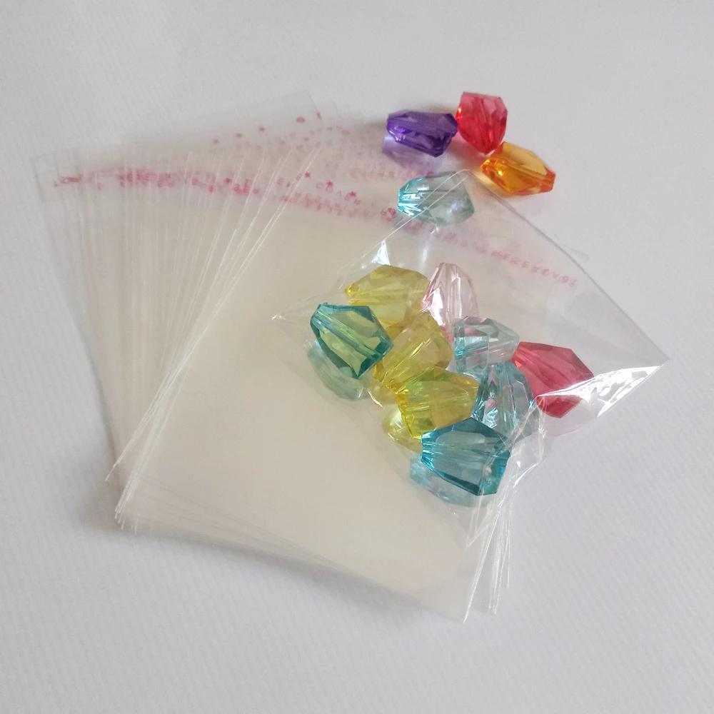 1000pcs Clear Opp Bag Self Adhesive Seal Transparent Bags For Cloth/gift/Jewelry Pouches Small Plastic Bags Display Packing Bag