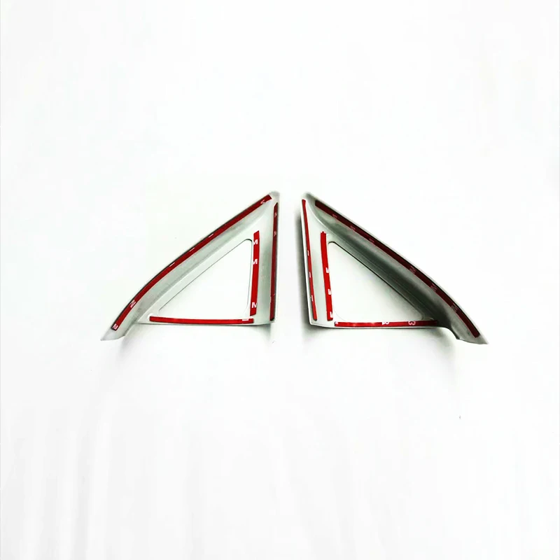 For Audi Q3 2013 to 2017 Car Accessories ABS Chrome Interior A-Pillar Door Stereo Speaker Horn Cover Trim Stickers Car Styling