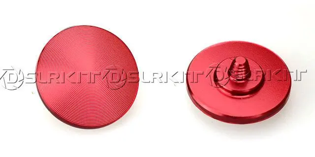 Red Soft Release Button for Leica Contax Fujifilm X100 size:L