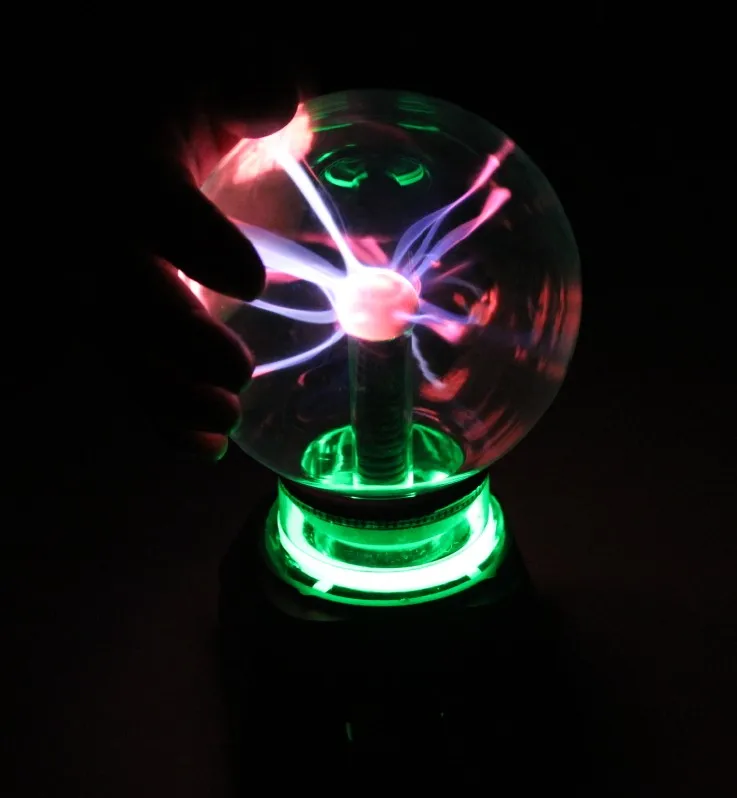 Childrenhuman induction ball lamp physical experiment electrostatic magic ball over current physiological response Plasma light