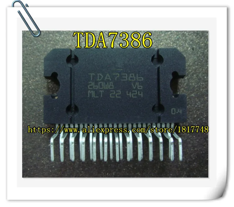 10PCS/LOT TDA7386G TDA7386 7386 ZIP-25 New original  Car audio power amplifier chip