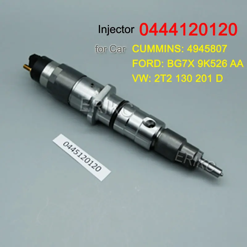 

ERIKC 0445120120 Diesel Fuel Injector 0 445 120 120 Inyector Fuel 0445 120 120 for Ford Cargo Volkswagen 4945807 VW: 2T2130201D