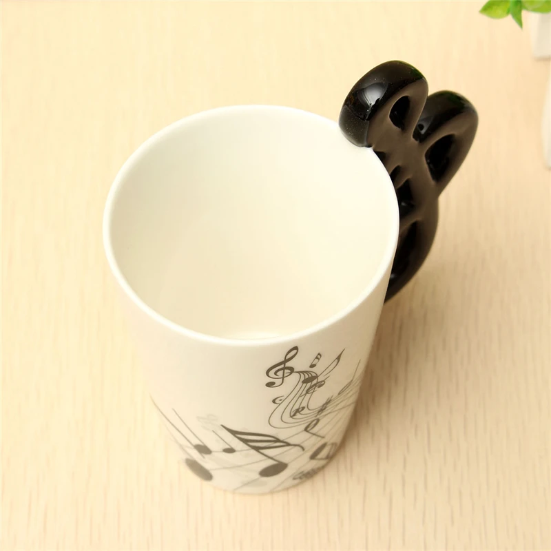 Arshen Stave Music Notes Mug Ceramic Tea Coffee Milk Cups Musical Items Drinkware Porcelain Mugs Water Bottle For Office Home