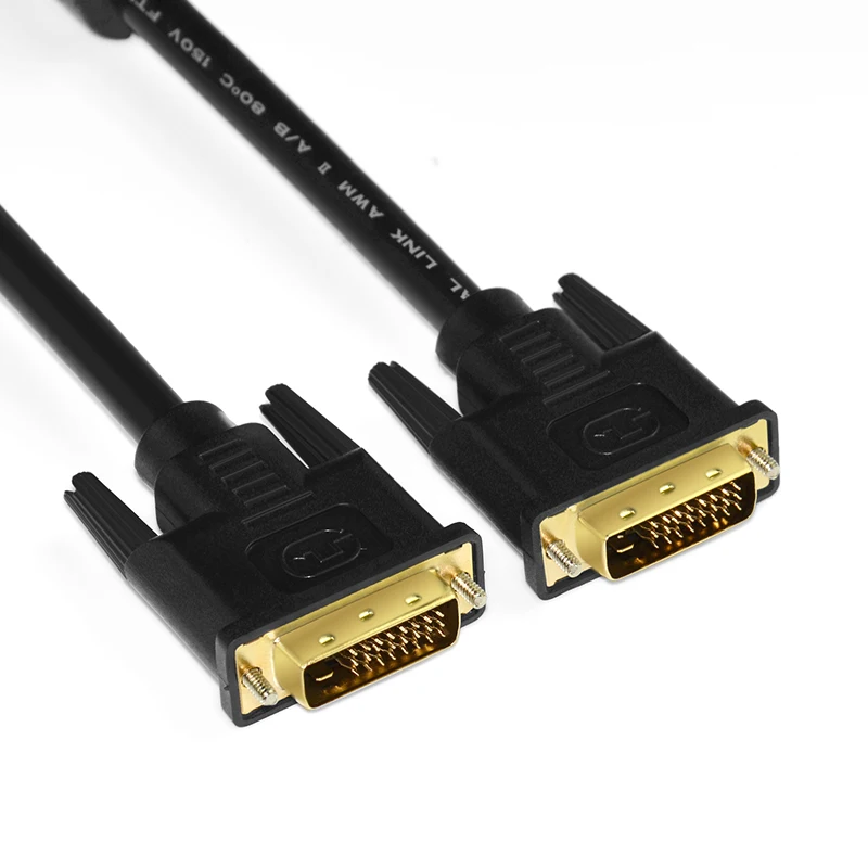 DVI Cable DVI-D 24+1 pin 1080P@144HZ 2K@60HZ Male to Male DVI to DVI Cable for Projector Laptop LCD DVD HDTV XBOX 1.5m/3m/5m/8m