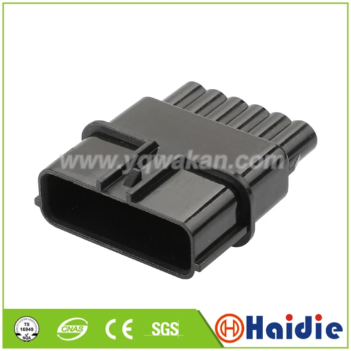 

Free shipping 5sets 6pin male auto electric housing plug wiring cable waterproof connector 6188-0658